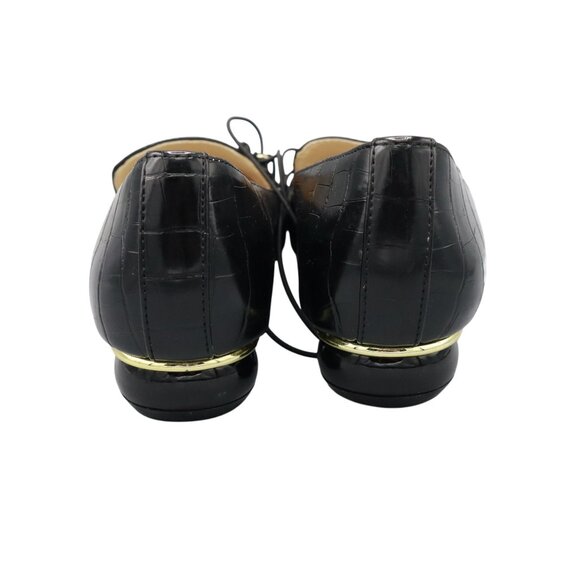 Liz Claiborne Leather Loafers Womens‎ 6M Black Twee Business Elevated Basic NWT - Picture 3 of 15